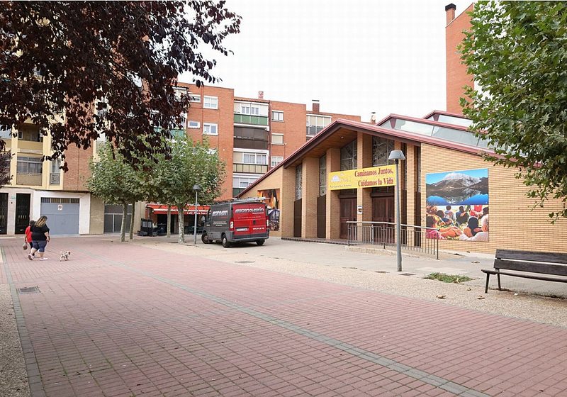 Plaza de San Antonio, en Palencia